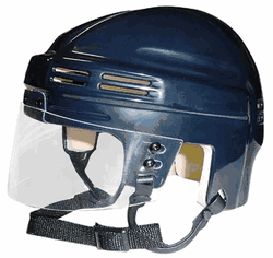 Blank SportStar NHL NCAA Hockey Player Mini Helmet - Navy