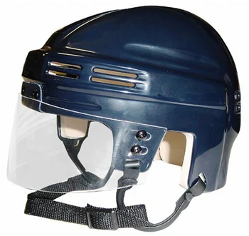 Blank SportStar NHL NCAA Hockey Player Mini Helmet - Navy