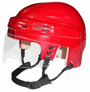 Blank SportStar NHL NCAA Hockey Player Mini Helmet - Red0 Blank SportStar NHL NCAA Hockey Player Mini Helmet - Red