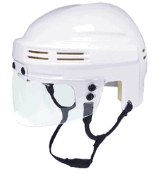 Blank SportStar NHL NCAA Hockey Player Mini Helmet - White