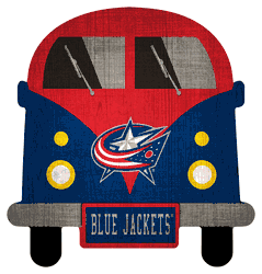 Blue Jackets 12" Team Bus Sign