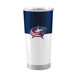 Blue Jackets Colorblock 20oz SS Tumbler with Color Block Graphics
