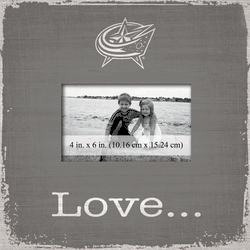 Blue Jackets Love Picture Frame