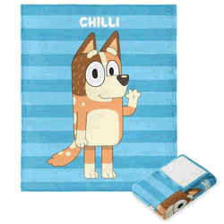 Bluey Roll Call Chilli Silk Touch Throw Blanket 50x60 Inches