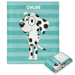 Bluey Roll Call Chloe Silk Touch Throw Blanket 50x60 Inches