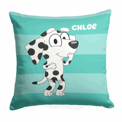 Bluey Roll Call Chloe Throw Pillow 18x18 Inches