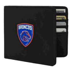Boise Broncos Shield Wallet - Black