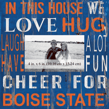 Boise State Broncos 10x10 In This House Frame