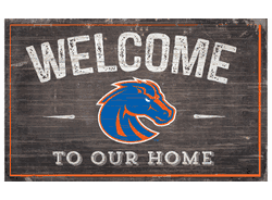 Boise State Broncos 11X19 Welcome to Our Home Sign