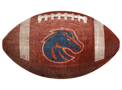 Boise State Broncos 12" Football Shaped Sign
