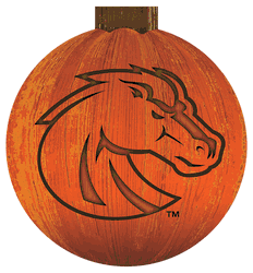 Boise State Broncos 12 in. Halloween Pumpkin Sign
