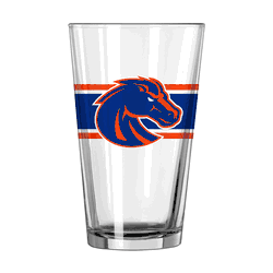 Boise State Broncos 16oz Stripe Pint Glass