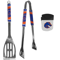 Boise State Broncos 2 pc BBQ Set and Chip Clip