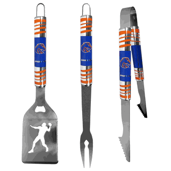 Boise State Broncos 3 pc Tailgater BBQ Tools
