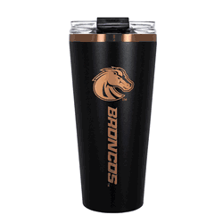 Boise State Broncos 32oz Black and Copper Big Slim with Straw