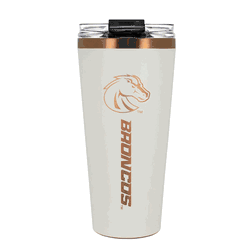 Boise State Broncos 32oz Crme and Copper Big Slim Tumbler with Straw