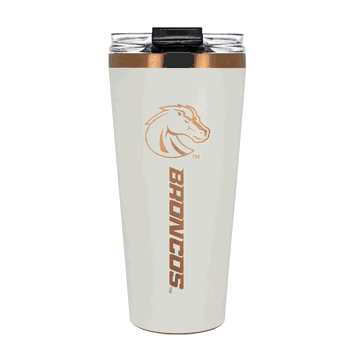 Boise State Broncos 32oz Crme and Copper Big Slim Tumbler with Straw