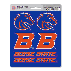 Boise State Broncos 6 Count Mini Decal Sticker Pack