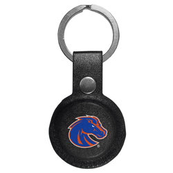 Boise State Broncos AirTag Compatible Leather Key Chain