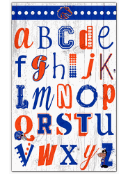 Boise State Broncos Alphabet 11x19 Sign