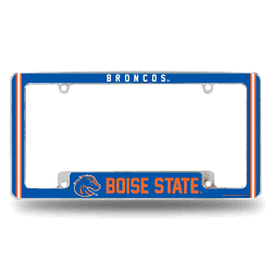 Boise State Broncos Alternate Design All Over Chrome Frame