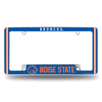 Boise State Broncos Alternate Design All Over Chrome Frame