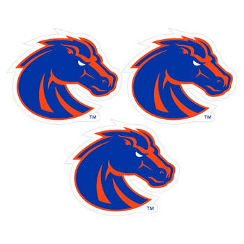 Boise State Broncos Auto Decal 3 Pack