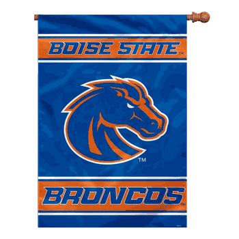 Boise State Broncos Banner 28x40 House Flag Style 2 Sided CO