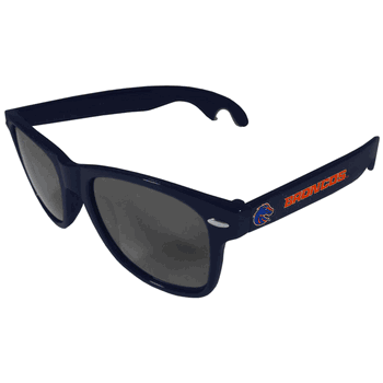 Boise State Broncos Beachfarer Bottle Opener Sunglasses, Dark Blue
