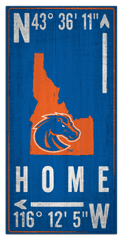 Boise State Broncos Coordinate 6x12 Sign