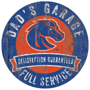 Boise State Broncos Dad's Garage Sign