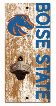 Boise State Broncos Distressed Bottle Opener