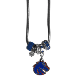 Boise State Broncos Euro Bead Necklace