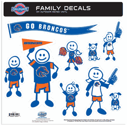 Boise State Broncos Family Decal Set Large