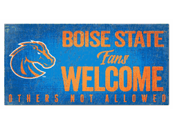 Boise State Broncos Fans Welcome Sign