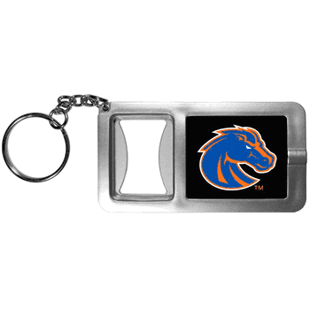 Boise State Broncos Flashlight Key Chain with Bottle Opener