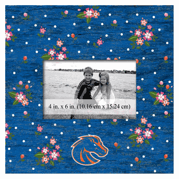 Boise State Broncos Floral 10x10 Frame