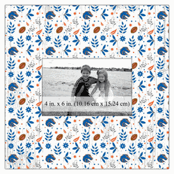 Boise State Broncos Floral Pattern 10x10 Frame