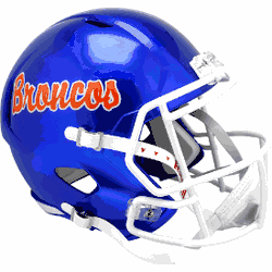 Boise State Broncos Full Size Speed Replica Football Helmet Script