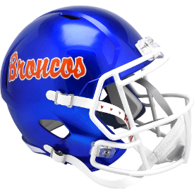 Boise State Broncos Full Size Speed Replica Football Helmet Script