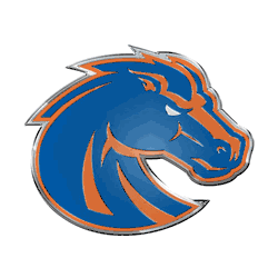 Boise State Broncos Heavy Duty Aluminum Embossed Color Emblem
