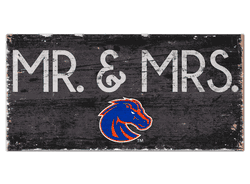 Boise State Broncos Mr & Mrs Sign