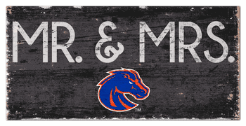 Boise State Broncos Mr & Mrs Sign