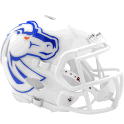 Boise State Broncos NCAA Mini Speed Football Helmet White