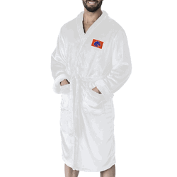 Boise State Broncos NCAA White Out Silk Touch Robe Large/XLarge