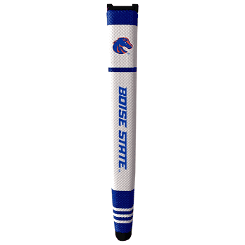 Boise State Broncos Putter Grip (White with colored stripes)