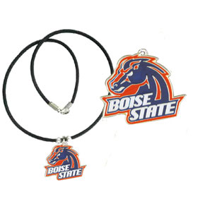 Boise State Broncos Rubber Cord Necklace