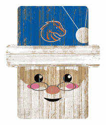 Boise State Broncos Santa Ornament