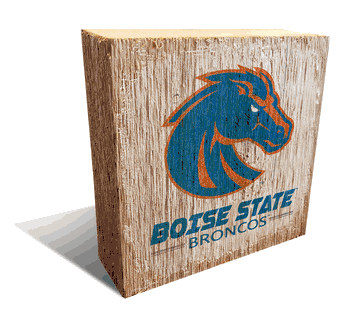 Boise State Broncos Team Logo Block 6X6