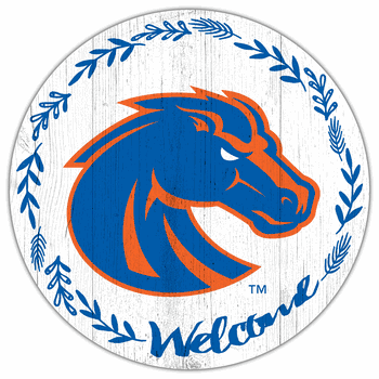Boise State Broncos Welcome 12in Circle